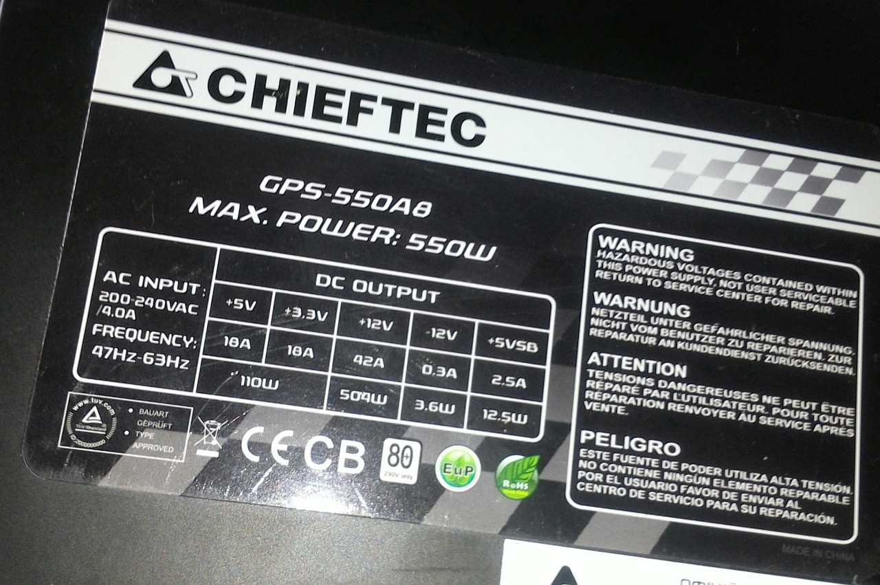 Chieftec gps-550ab