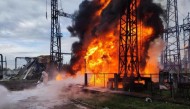 Иллюстрация к новости Последствия ракетного удара по городам Украины 28 ноября 2024 года